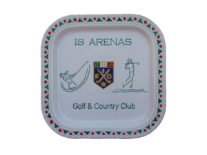 Piatti personalizzati per Golf & Country Club "Is Arenas" (Pula, nel sud della Sardegna)